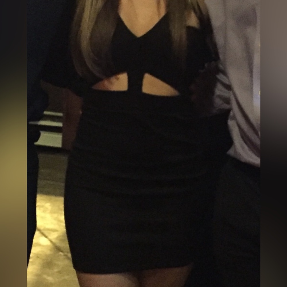 10 ⚓️18 Small / Medium Black mini dress